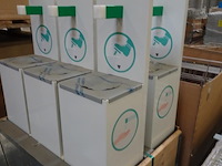 6x metalen/inox dispenser - afbeelding 4 van  5