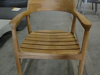6x outdoor teakstoel - afbeelding 2 van  4