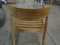 6x outdoor teakstoel - afbeelding 4 van  4