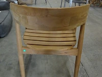 6x outdoor teakstoel - afbeelding 4 van  4