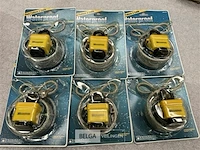 6x paddeslot met stalen kabel waterproof - afbeelding 2 van  5