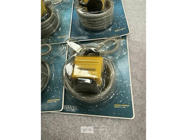 6x paddeslot met stalen kabel waterproof - afbeelding 4 van  5