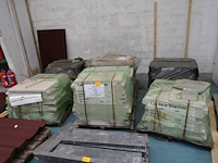6x pallet witte vloer-/wandtegels - afbeelding 1 van  6