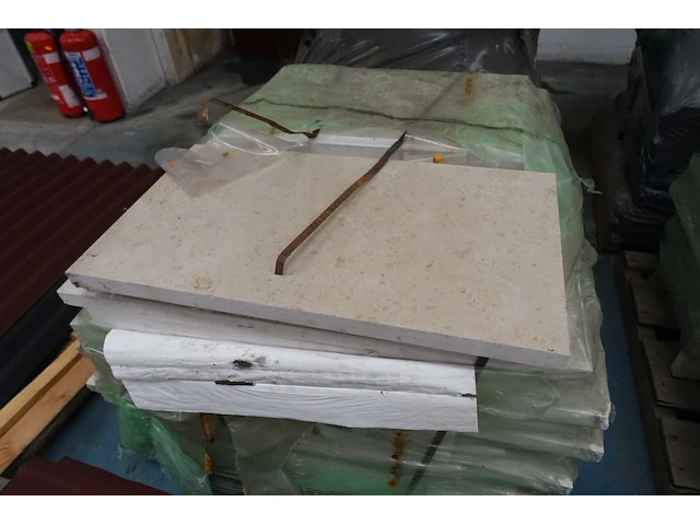 6x pallet witte vloer-/wandtegels - afbeelding 2 van  6