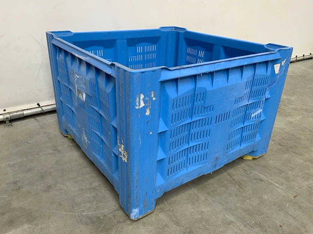 (6x) palletbox geperforeerd 1150x1100x750mm - afbeelding 1 van  6