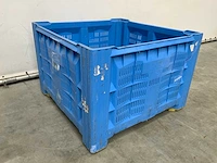 (6x) palletbox geperforeerd 1150x1100x750mm - afbeelding 1 van  6