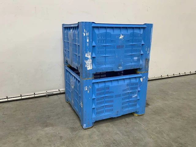 (6x) palletbox geperforeerd 1150x1100x750mm - afbeelding 2 van  6
