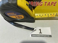 6x rolmeter van 10 meter met rem