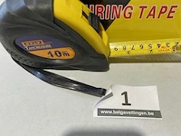 6x rolmeter van 10 meter met rem