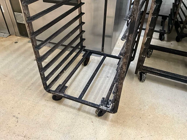 6x rvs kar voor bakkerij oven - afbeelding 3 van  7