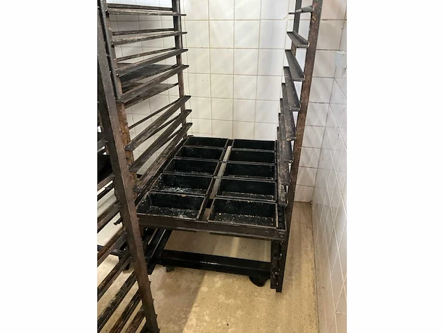 6x rvs kar voor bakkerij oven - afbeelding 5 van  7