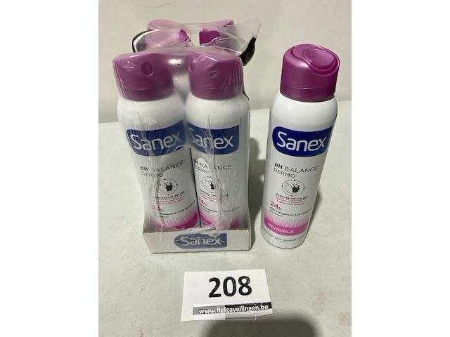 6x sanex deoderant 150ml invisible - afbeelding 1 van  3