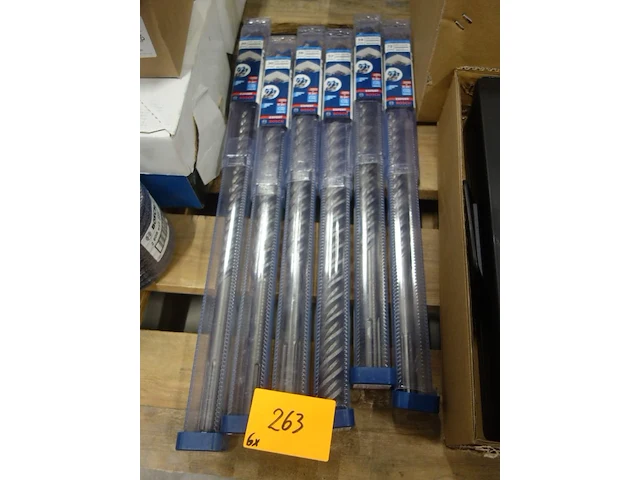 6x sds max-8x boor bosch - afbeelding 1 van  2