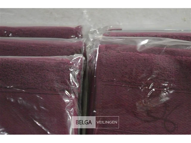 6x setje handdoek+ washandje 100%katoen 50x100cm en 16x22 cm - afbeelding 3 van  4