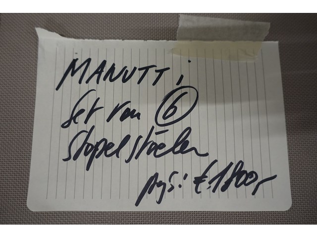 6x stapelbare stoel manutti - afbeelding 3 van  3