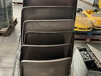 6x stoelen pv bruin - afbeelding 4 van  4