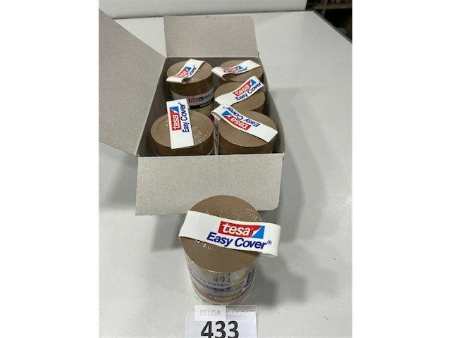 6x tesa easy cover afdekfolie premium 25m x 18 cm meter - afbeelding 1 van  3