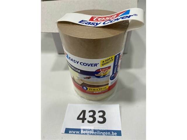 6x tesa easy cover afdekfolie premium 25m x 18 cm meter - afbeelding 3 van  3