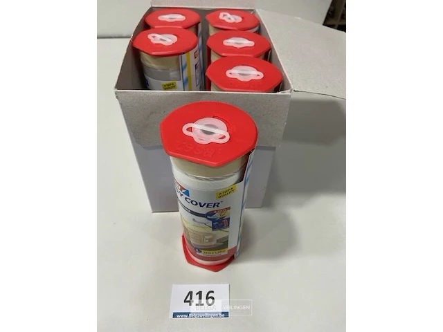 6x tesa easy cover afdekfolie premium 33x1,4 meter - afbeelding 1 van  3