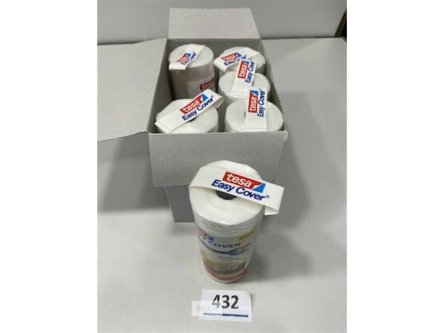 6x tesa easy cover afdekfolie premium 33x1,4 meter - afbeelding 2 van  3