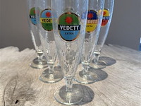 6x vedett glazen - afbeelding 1 van  1