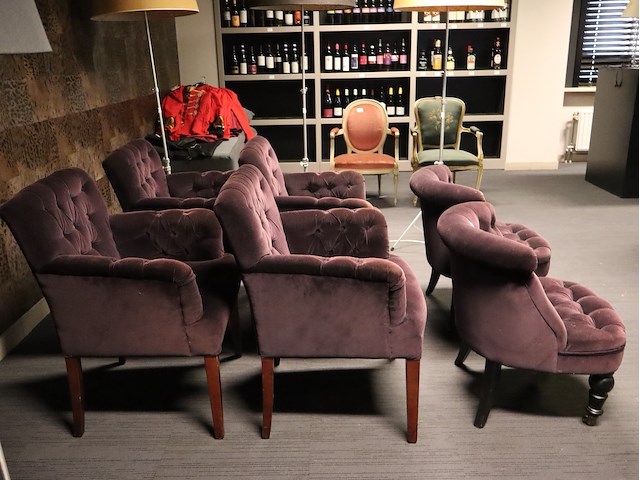 6x velour zetels - afbeelding 3 van  4