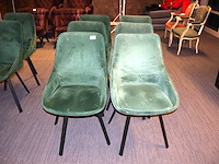 6x velour zetels - afbeelding 1 van  4