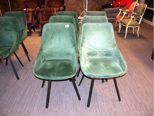 6x velour zetels - afbeelding 2 van  4