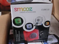 6x verlichting met bluetooth speaker smooz, cube19 - afbeelding 2 van  3