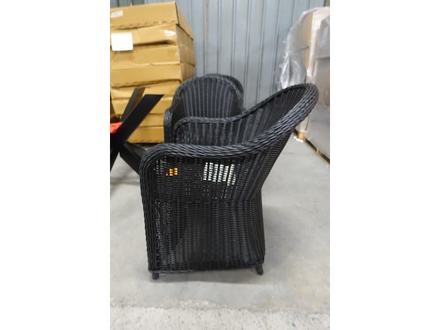 6x wickerstoel - afbeelding 2 van  4