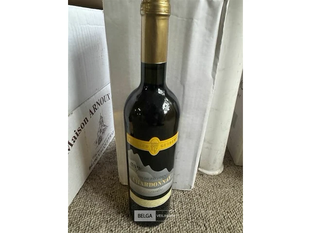 6x1 fles bernard guibert chardonnay 2007 - afbeelding 2 van  4