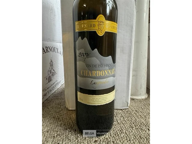 6x1 fles bernard guibert chardonnay 2007 - afbeelding 4 van  4
