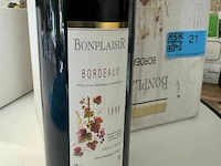 6x1 fles bonplaisir bordeaux 1998 - afbeelding 2 van  3