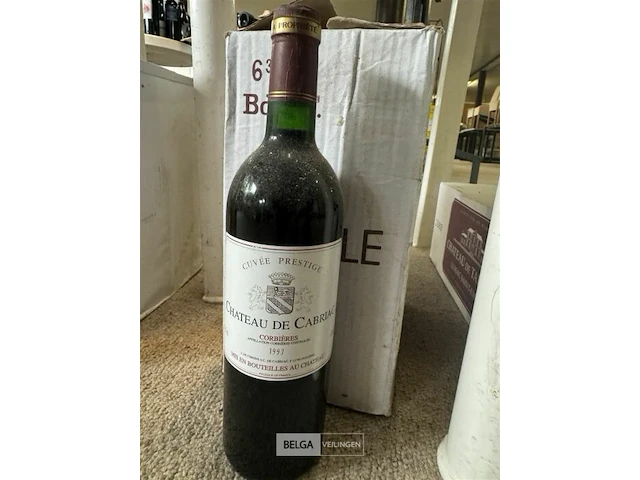 6x1 fles chateau de cabriac 1993 - afbeelding 2 van  3