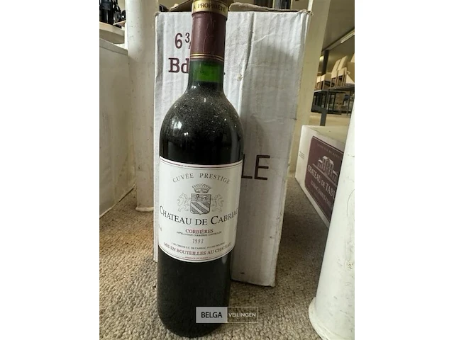 6x1 fles chateau de cabriac 1993 - afbeelding 3 van  3