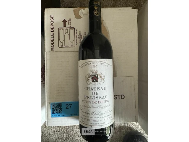 6x1 fles chateau de pelissac 1995 - afbeelding 1 van  4