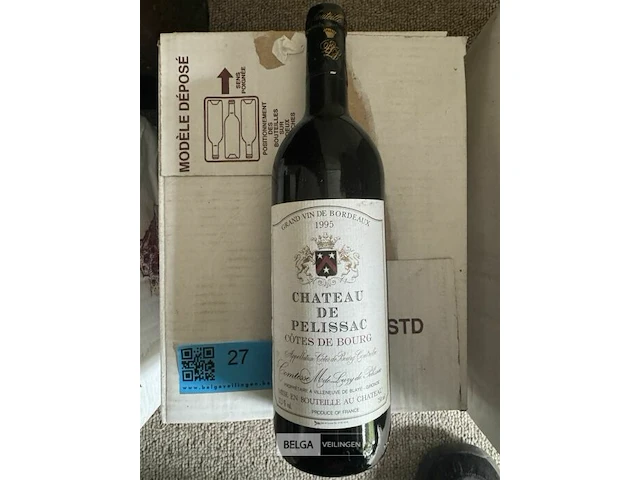6x1 fles chateau de pelissac 1995 - afbeelding 2 van  4