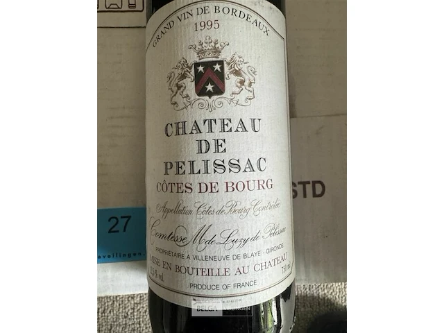 6x1 fles chateau de pelissac 1995 - afbeelding 3 van  4
