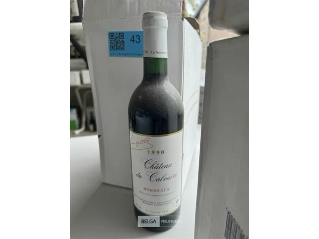 6x1 fles chateau du cabaire 1990 - afbeelding 1 van  3