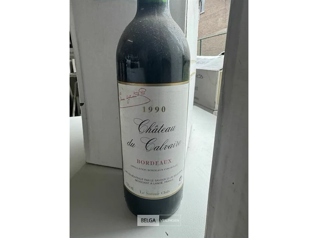 6x1 fles chateau du cabaire 1990 - afbeelding 2 van  3