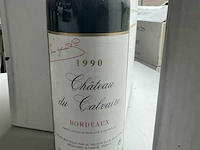 6x1 fles chateau du cabaire 1990 - afbeelding 3 van  3