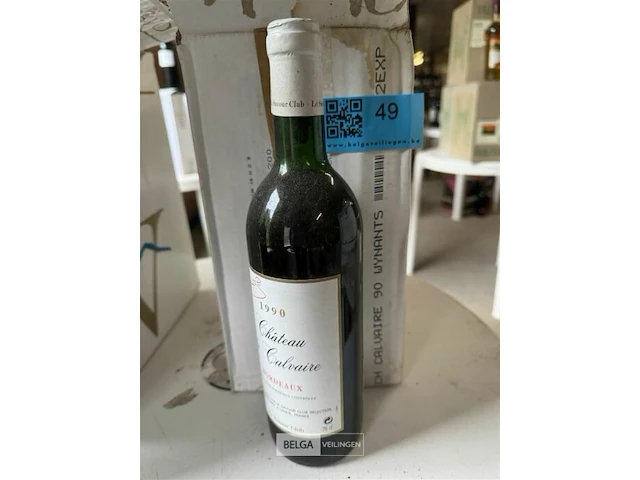 6x1 fles chateau du cabaire 1990 - afbeelding 1 van  3