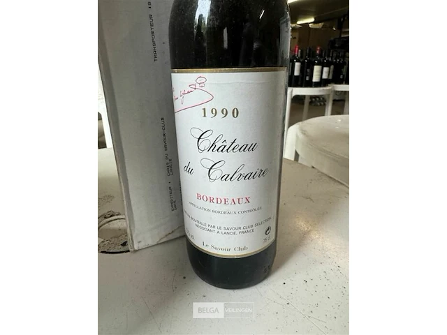 6x1 fles chateau du cabaire 1990 - afbeelding 2 van  3