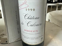6x1 fles chateau du cabaire 1990 - afbeelding 2 van  3
