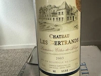 6x1 fles chateau les bertrands 2003 - afbeelding 4 van  4