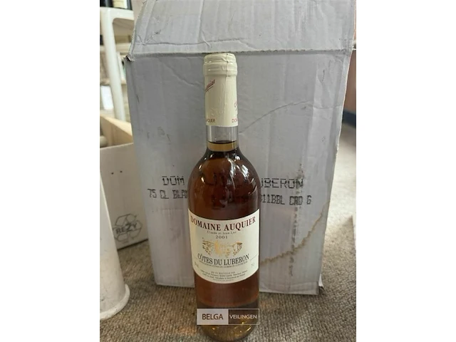 6x1 fles domaine auquier cotes du luberon 2001 - afbeelding 2 van  5