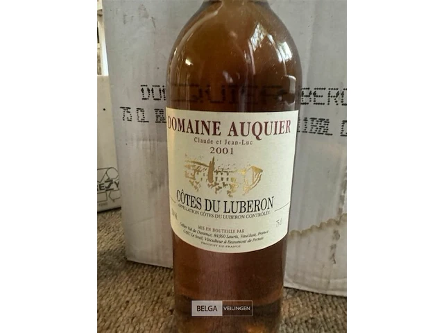 6x1 fles domaine auquier cotes du luberon 2001 - afbeelding 3 van  5