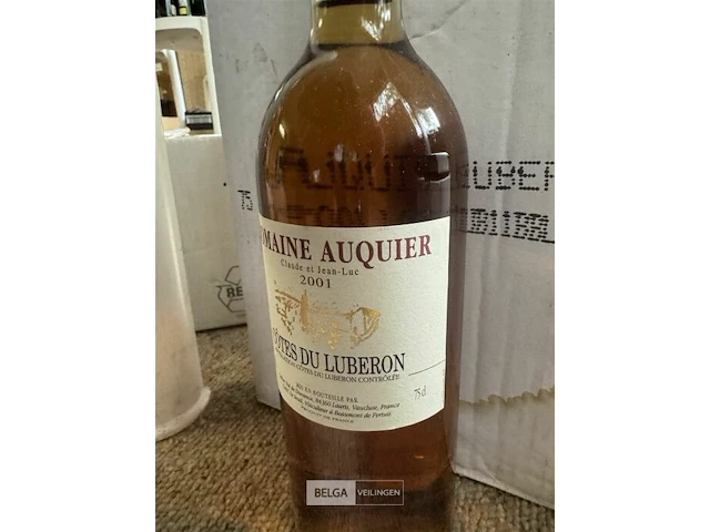 6x1 fles domaine auquier cotes du luberon 2001 - afbeelding 4 van  5