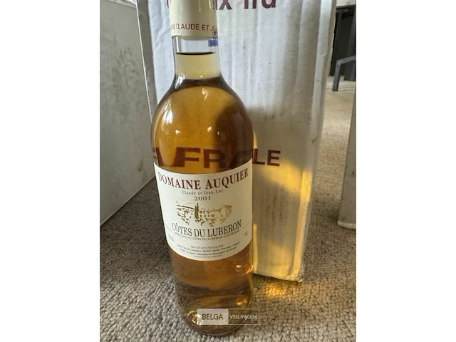 6x1 fles domaine auquier cotes du luberon 2001 - afbeelding 3 van  4
