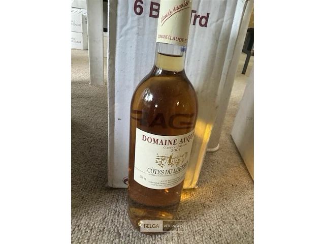 6x1 fles domaine auquier cotes du luberon 2001 - afbeelding 4 van  4